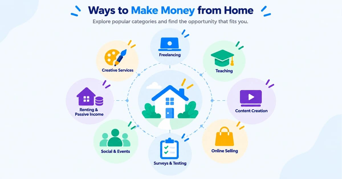 categories of home income ideas