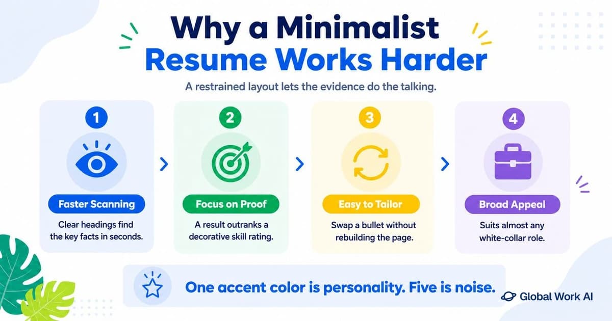 Benefits of a minimalist resume