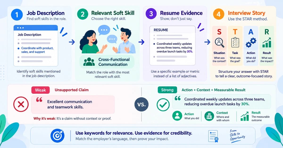 How to showcase soft skills in interviews