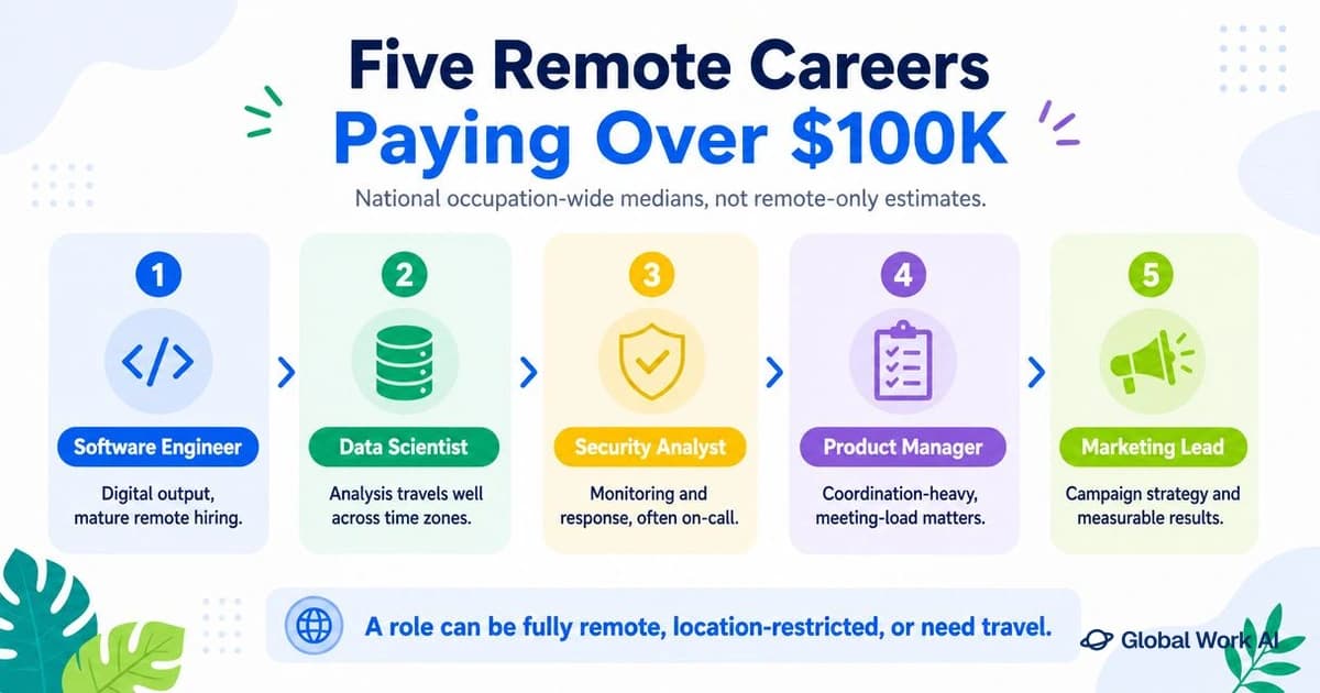 Highest paying remote jobs over $100K